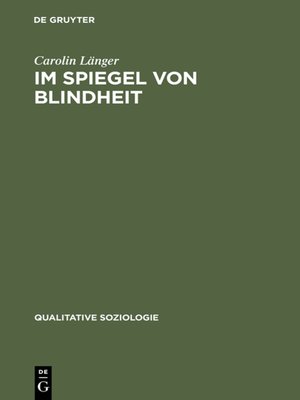 cover image of Im Spiegel von Blindheit